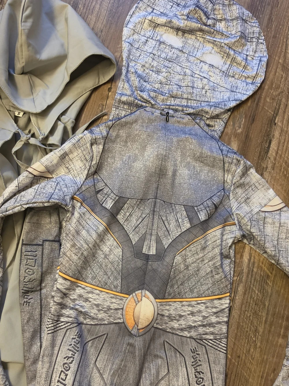 Marvel Moon Knight Costume Bodysuit & Hooded Cape Set – Kids Size 120 (US 5/6)